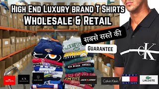 Wholesale Branded T Shirts in Delhi 2024 Price Guarantee [upl. by Ynove]