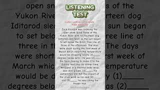 English Listening Test [upl. by Landa]