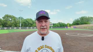 Muskie Softball Head Coach Steve Hopkins 060324 [upl. by Arlee]