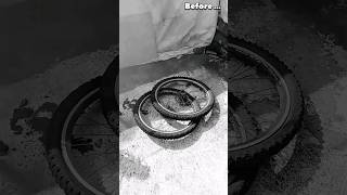 Old cycle tyre repair Part2  shorts short youtubeshorts cyclerepair [upl. by Ettenoj693]