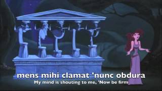 Hercules  Non Me Amare Dicam I Wont Say Im in Love  CLASSICAL LATIN HD 1080p [upl. by Millur]