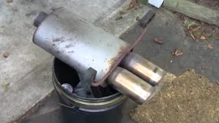 HOMEMADE EXHAUST BAFFLE [upl. by Karub]