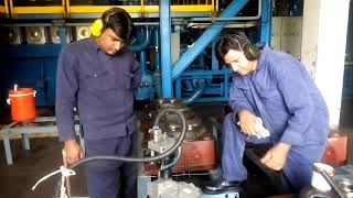 Wartsila Valve Seat Grinding Operation [upl. by Muiram]