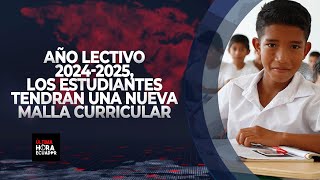 Este año lectivo 20242025 los estudiantes tendrán una nueva malla curricular [upl. by Aivalf]