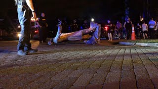 Confederate statue torn down in Richmond Virginia [upl. by Nnadroj]