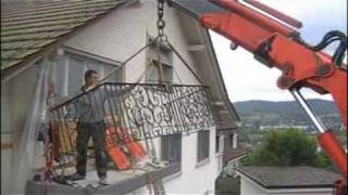 Balkon abtrennen Strengelbachmpg [upl. by Enirehtahc]