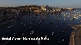 Marsascala Malta Aerial View HD 4K  BHV [upl. by Ardolino]