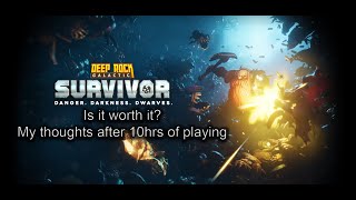 My review on Deep Rock Galactic Survivor after 10hrs [upl. by Odama]