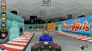 SuperKarts PC MSDOS Gameplay [upl. by Denbrook]