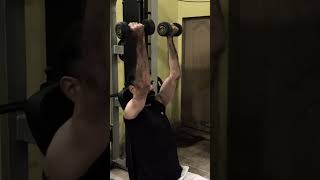 Variation 2  Seated Shoulder Press trending fitnssjourney foryou motivation viralshorts [upl. by Dorca]