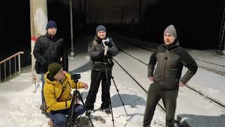 Train for Russian Santa Claus how many photographers are needed to shoot it [upl. by Fatima]