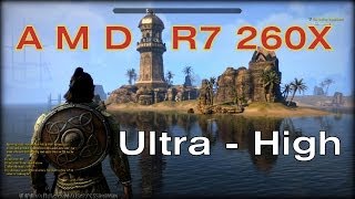 The Elder Scrolls Online Gameplay on Radeon R7 260X  1080p [upl. by Huey]