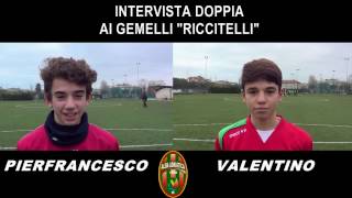 Intervista doppia ai Gemelli Riccitelli [upl. by Adihsaar]