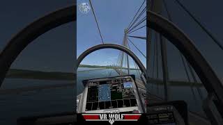 VTOL VR F45a Bridge and Skyscraper flyby in Virtual Reality flight sim Quest3 by VR Wolf vrwolf [upl. by Rebekah]