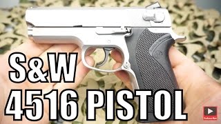 Smith amp Wesson 4516 45ACP Stainless Steel Compact Concealed Carry Pistol Overview  New World Ordnan [upl. by Nnael]