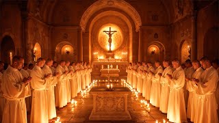 Gregorian Chants  Prayer Holy Spirit  Sacred Prayer Rite of the Benedictine Monks in the Monastery [upl. by Aleel232]