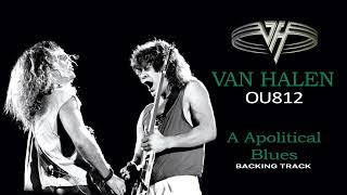 Van Halen  A Apolitical Blues  Guitar Backing Track with Vocals [upl. by Lledniw714]