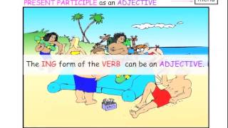 PRESENT PARTICIPLES  VERBALS  Easy English Grammar [upl. by Naired]