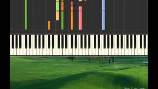 Berceuse Piano tutorial by Synthesia [upl. by Ahtaga]