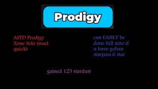 ASTD Prodigy Zone Solo [upl. by Shelah30]