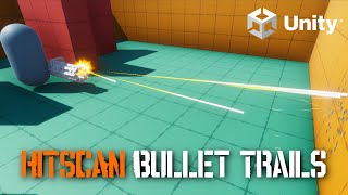 Hitscan Guns with Bullet Tracers  Raycast Shooting Unity Tutorial [upl. by Olga]