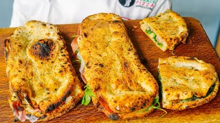 How To Make PANUOZZO NAPOLETANO A Delicious Neapolitan Pizza Sandwich Thats Easy To Make At Home [upl. by Nakada504]