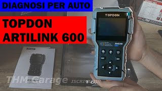 Diagnosi per auto Topdon Artilink 600 recensione e test [upl. by Aneet113]