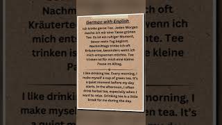 Basic German with English englishlanguage vocabulary english germanlanguage german learning [upl. by Mercedes]