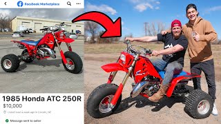 Three Wheeler Facebook Marketplace Prank on Friend ATC 250R [upl. by Airemahs]