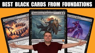 BEST BLACK COMMANDER CARDS FROM FOUNDATIONS  Set Review [upl. by Ahsekram]