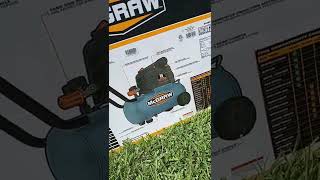 McGraw 8 Gallon Oil Free Portable Air Compressor From Harbor Freight 159aircompressor mcgraw [upl. by Eitac993]