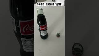 I think it’s just a bit broken  cocacola pepsi coke sleekcan sigma shorts shortsviral [upl. by Gavan649]