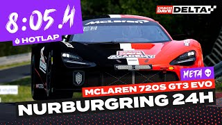 ACC Onboard Lap McLaren 720S GT3 EVO at Nordschleife CDA M [upl. by Hpesoy]