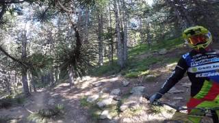 RIDING THE CEDRIC GRACIA TRACK AT VALLNORD BIKE PARK WITH CG FOLLOWING ME [upl. by Buerger]