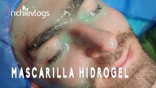 COMO APLICAR UNA MASCARILLA DE HIDROGEL  Hidratacion facial con KIWI para pieles GRASAS [upl. by Averell]