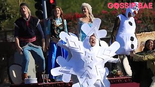 Crosswalk the musical Frozen James Corden and Kristen Bell [upl. by Rape]