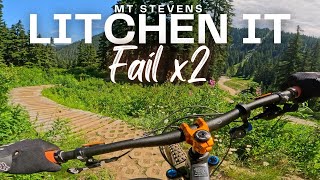 Mt Stevens Litchen It MTB POV [upl. by Enilatan975]