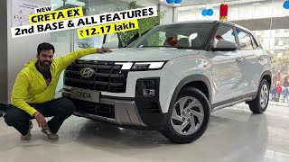 2nd Base amp All Features 2024 New Hyundai Creta EX Facelift is Here Review [upl. by Gluck82]