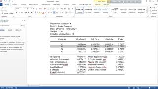 Regression in Eviews and Interpretation of Regressio Result  Abhik Defines [upl. by Jasmine]