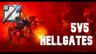 Albion Online  HALBERD IS BACK  5v5 Hellgates [upl. by Ahsatak878]