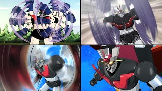 Grendizer U Mazinger X amp Z Daisharin Rocket Punch Comparison グレンダイザーU マジンガー INFINITY 大車輪ロケットパンチ比較 [upl. by Sandry]