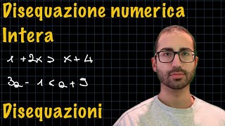 Disequazione numerica intera  Disequazioni ✨RadicediPiGreco✨ [upl. by Olleina]