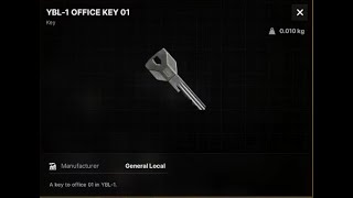 YBL 1 Office Key 01  Key Guide  Gray Zone Warfare [upl. by Arec]