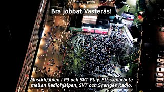 Musikhjälpen i Västerås 2019 Västerås från ovan [upl. by Lokkin]