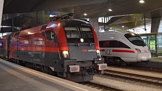 Züge Wien Hbf ● SOMMER 2018 [upl. by Dobbins]