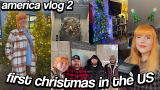 christmas decorating walmart amp kohls xmas haul usa vlog 2 [upl. by Ranjiv976]