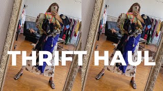 THRIFT HAUL MY HUGE VACATION TRYON THRIFT HAUL [upl. by Margreta]