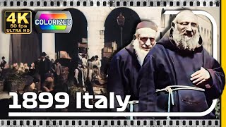 Short Docu 🇮🇹 Life in 19th century Italy 📽️ Colorized Restoriation nostalgia colorized vintage [upl. by Alduino]