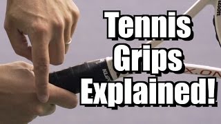 Tennis Grips Explained  Tennis Lesson  Grips Instruction [upl. by Michaele]