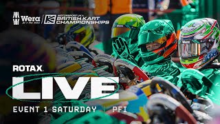 2024 Wera Tools British Kart Championships LIVE  PFi Event 1 Saturday [upl. by Mcgurn123]